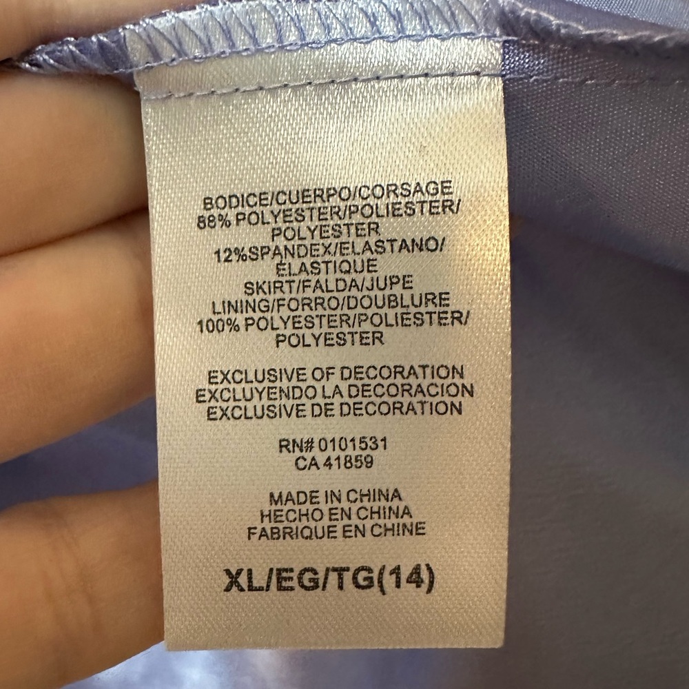 Purple Butterfly Girls Dress designed by Paul Tazewell Target Exclusive XL 14 - Picture 4 of 5